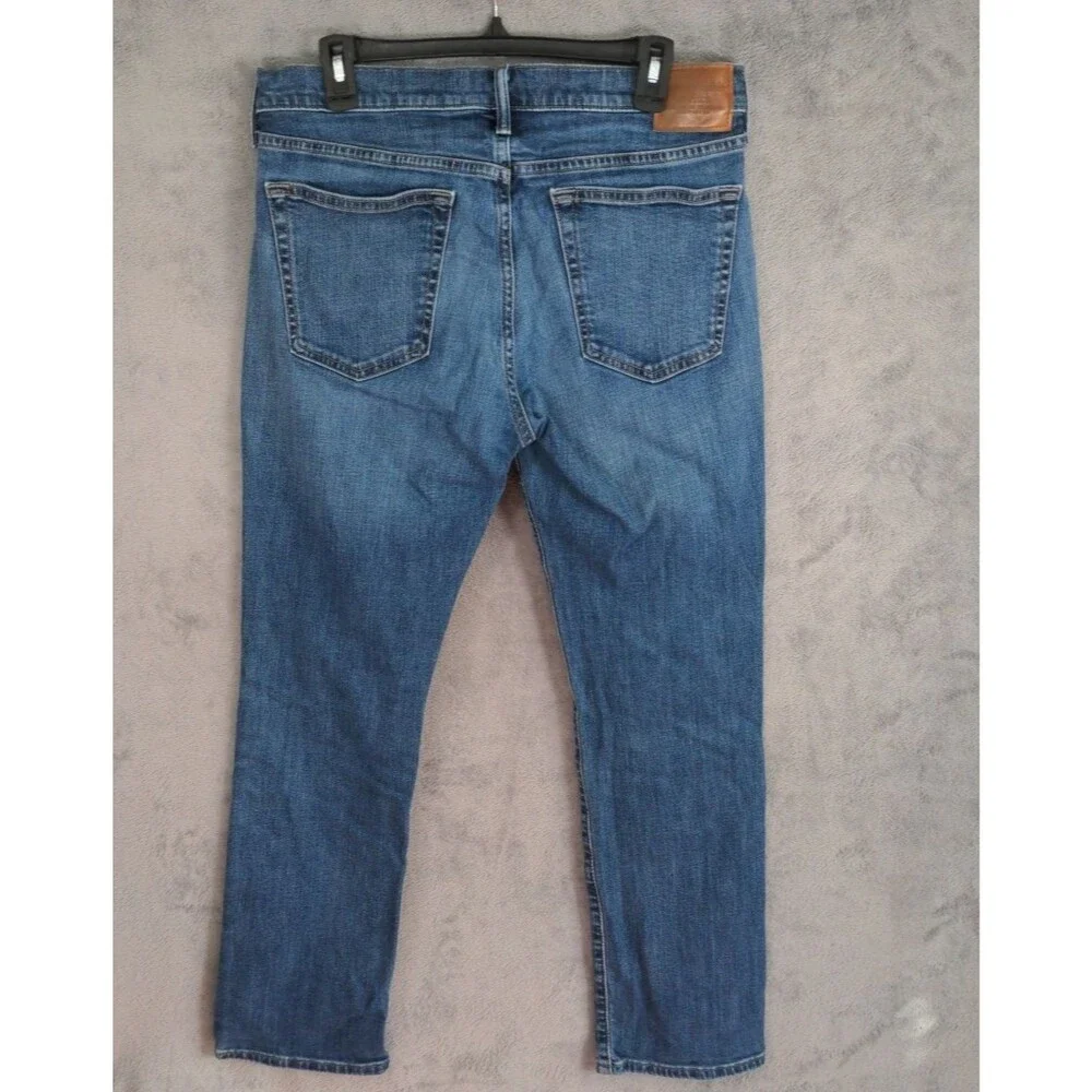 Abercrombie & Fitch Jeans Mens 32x32 Straight Stretch 90s Denim Dark Wash
